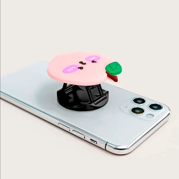 Cute Peach Phone holder pop socket 🍑 - Picture 2 of 4